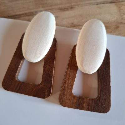 Hout Oorbelle