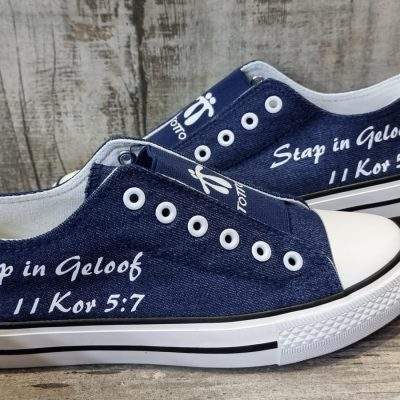 Blou Denim - Stap in Geloof